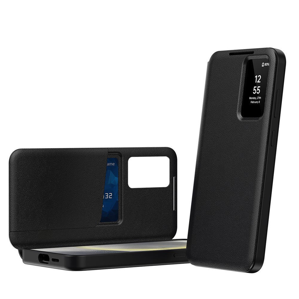 Funda para Samsung Galaxy S26 Plus, Techsuit, SmartView, Negra