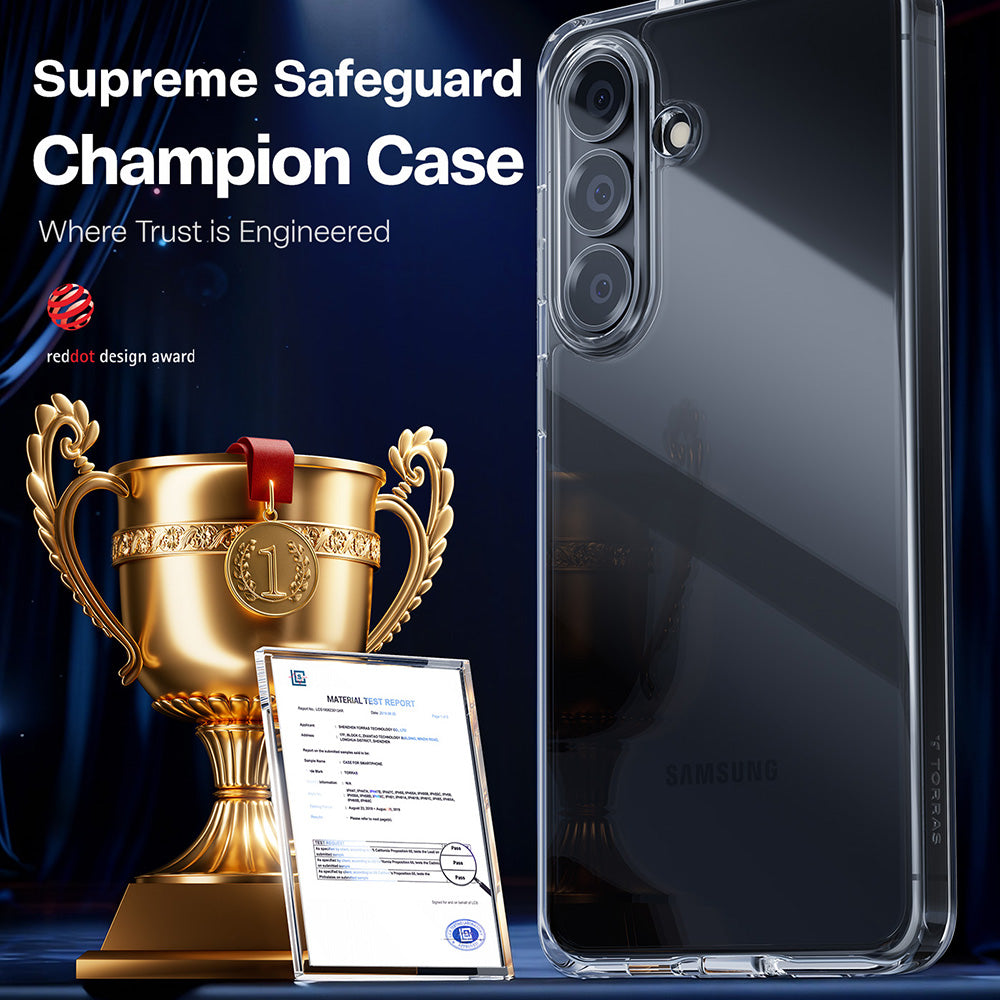 Funda para Samsung Galaxy S26 Plus, Torras, Guardian, Transparente