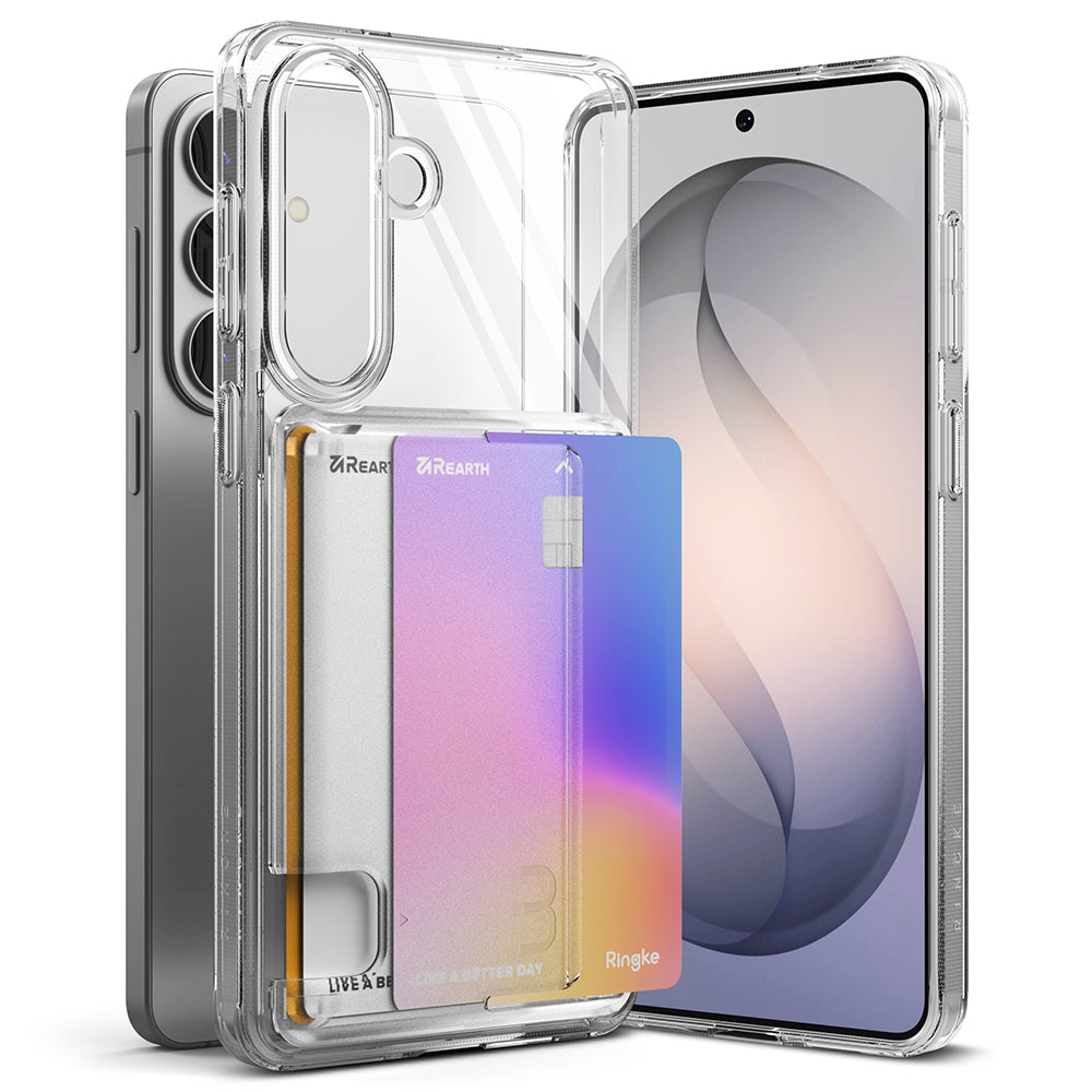 Funda para Samsung Galaxy S26 S942, Ringke, Fusion Card, Transparente