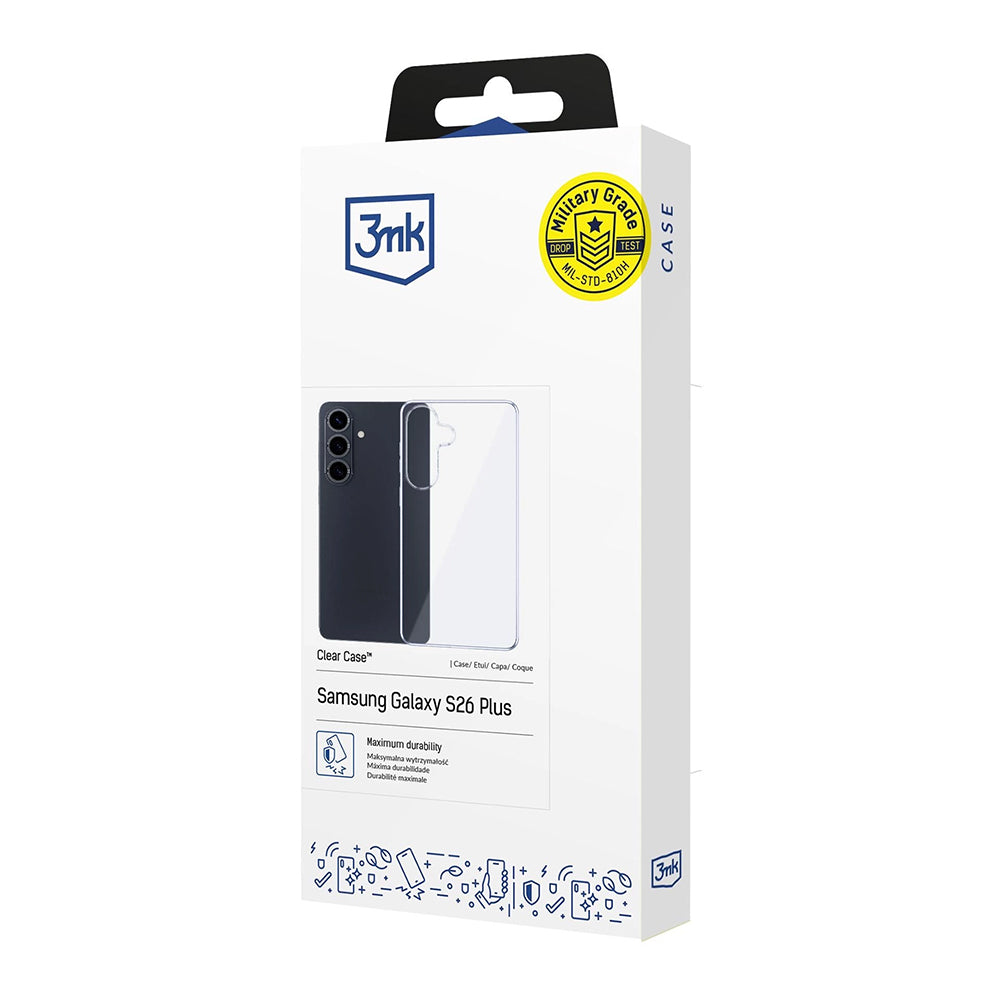 Funda para Samsung Galaxy S26 S942, 3MK, Clear, Transparente