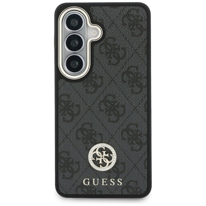 Funda para Samsung Galaxy S26 S942, GUESS, 4G Big Rhinestone Triangle Strap, Negra