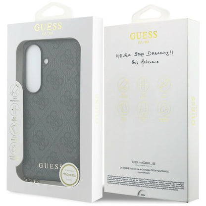 Funda para Samsung Galaxy S26 S942, Guess, 4G Classic Logo Charm, Negra