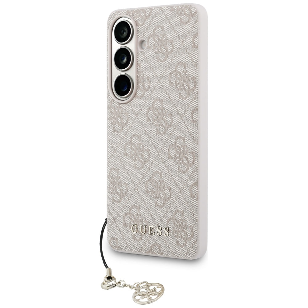 Funda para Samsung Galaxy S26 S942, Guess, 4G Classic Logo Charm, Rosa