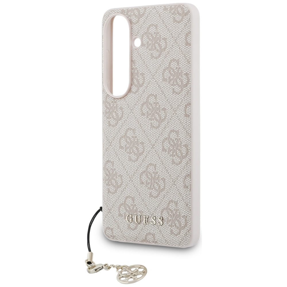 Funda para Samsung Galaxy S26 S942, Guess, 4G Classic Logo Charm, Rosa