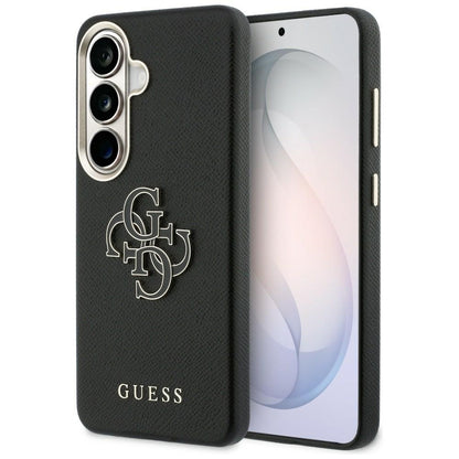 Funda para Samsung Galaxy S26 S942, Guess, 4G Grained Big and Classic Logo, Negra