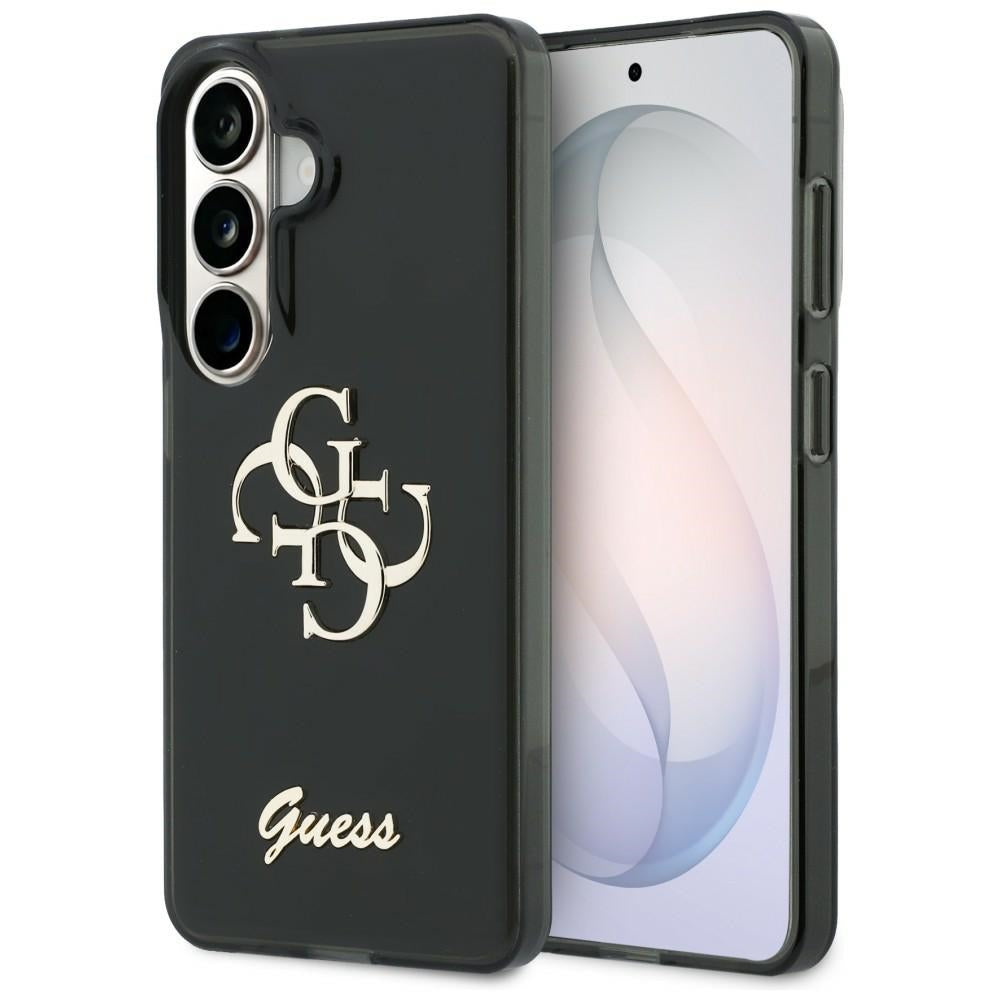 Funda para Samsung Galaxy S26 S942, Guess, IML Big Metal 4G Script, Negra