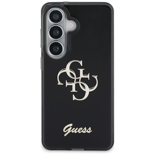 Funda para Samsung Galaxy S26 S942, Guess, IML Big Metal 4G Script, Negra