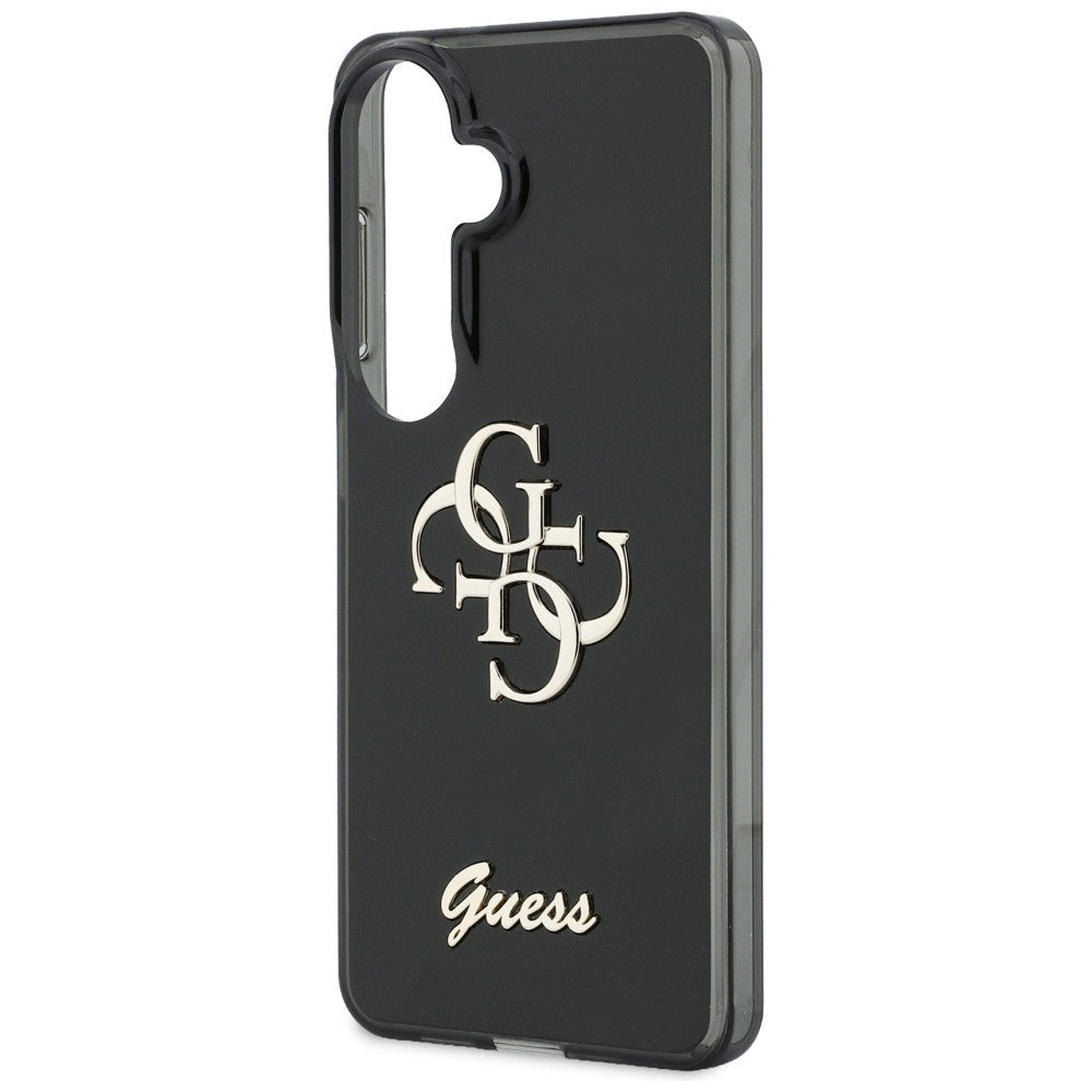 Funda para Samsung Galaxy S26 S942, Guess, IML Big Metal 4G Script, Negra