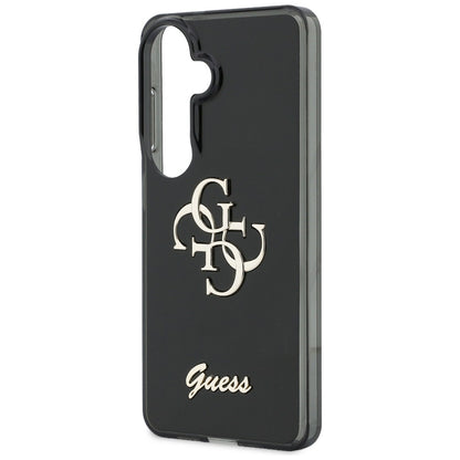 Funda para Samsung Galaxy S26 S942, Guess, IML Big Metal 4G Script, Negra