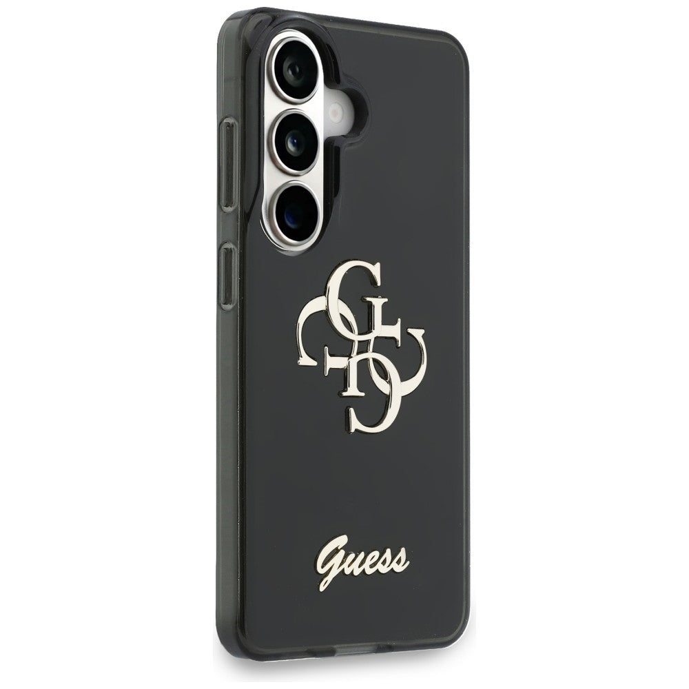 Funda para Samsung Galaxy S26 S942, Guess, IML Big Metal 4G Script, Negra