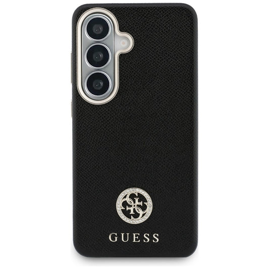 Funda para Samsung Galaxy S26 S942, Guess, Rhinestone Round Logo, Negra