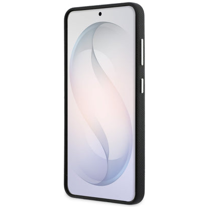 Funda para Samsung Galaxy S26 S942, Karl Lagerfeld, Saffiano Karl & Choupette's Head Pin, Negra