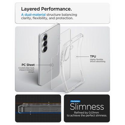 Funda para Samsung Galaxy S26 S942, Spigen, Ultra Hybrid, Transparente ACS10732