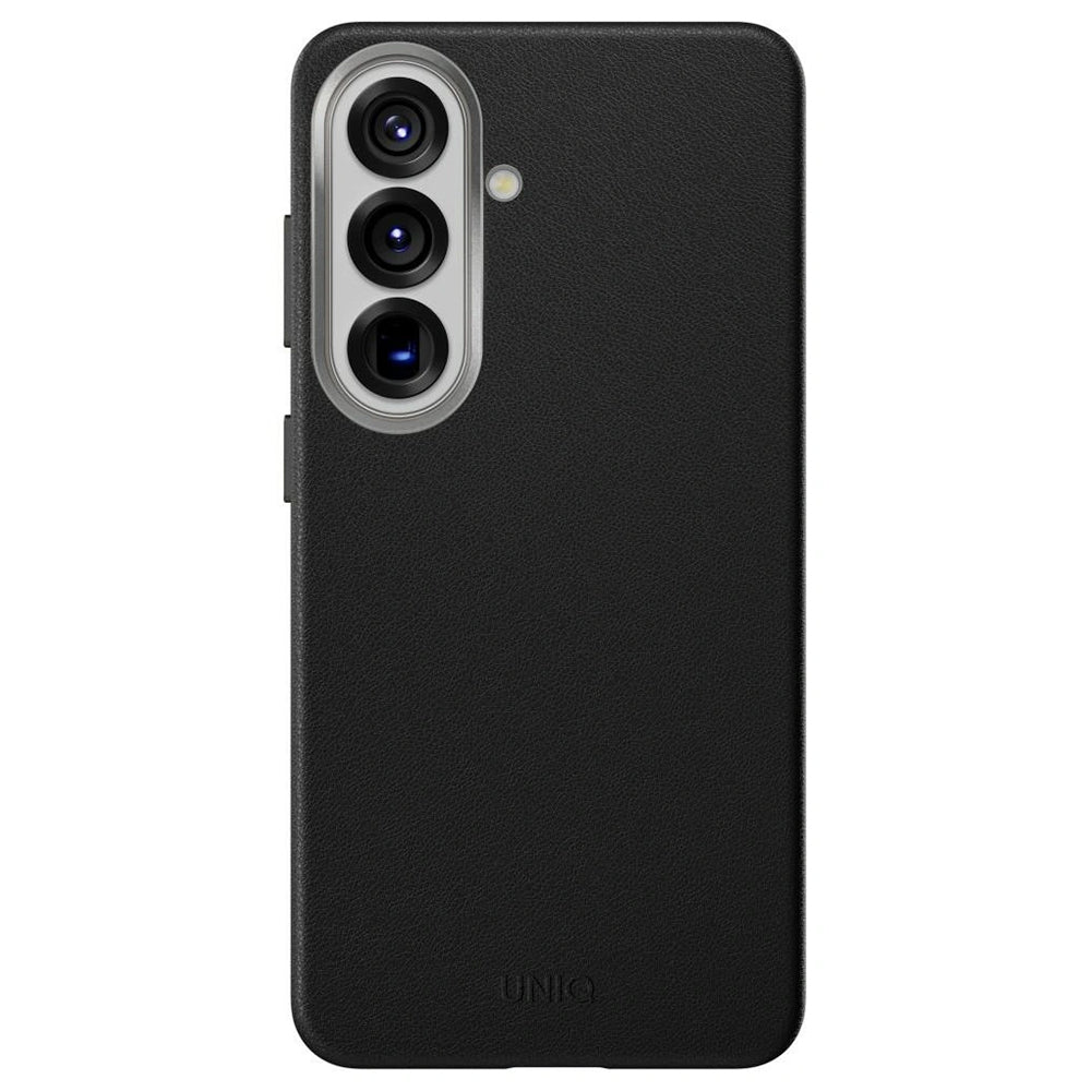 Funda para Samsung Galaxy S26 S942, UNIQ, Lyden Leatherette, Negra