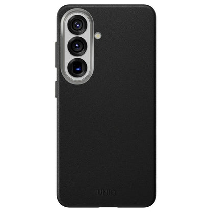 Funda para Samsung Galaxy S26 S942, UNIQ, Lyden Leatherette, Negra