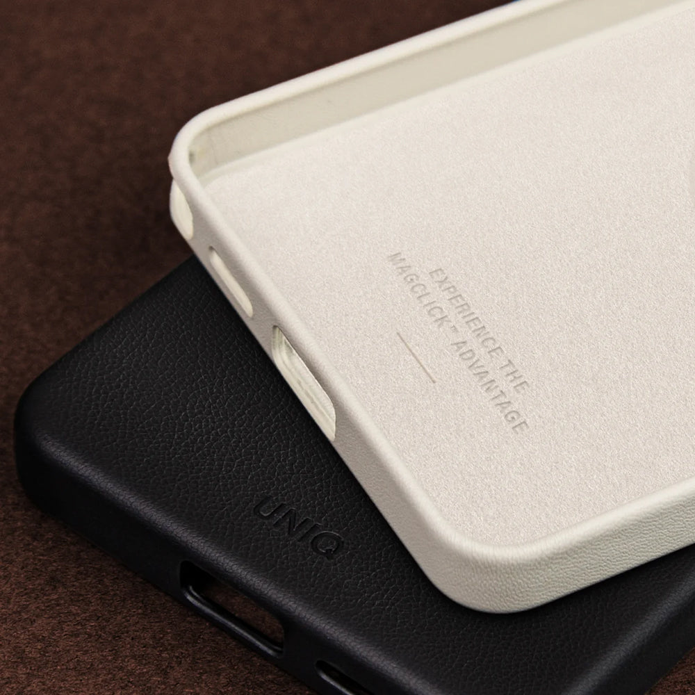 Funda para Samsung Galaxy S26 S942, UNIQ, Lyden Leatherette, Negra