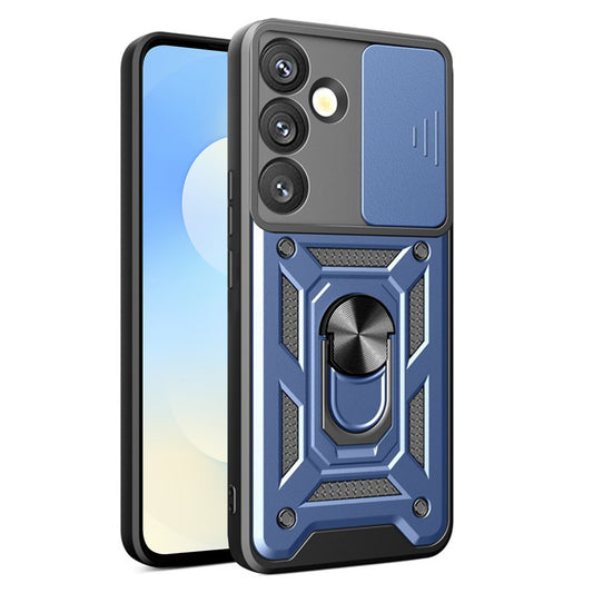 Funda para Samsung Galaxy S26, Techsuit, CamShield, Azul