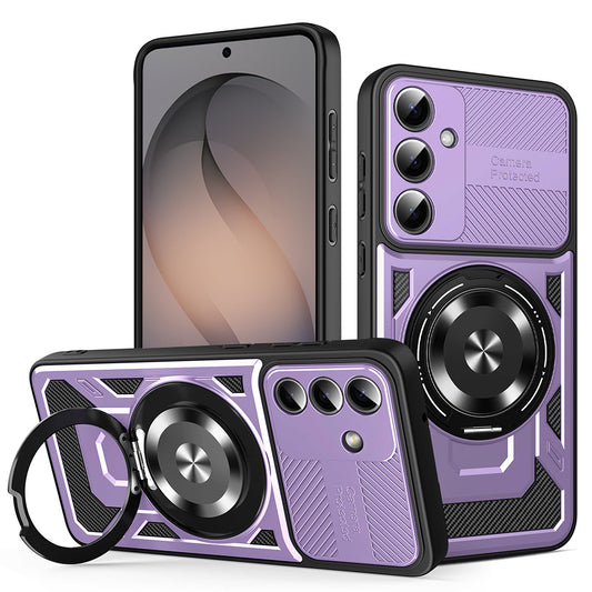 Funda para Samsung Galaxy S26, Techsuit, RuggedCam, Morado