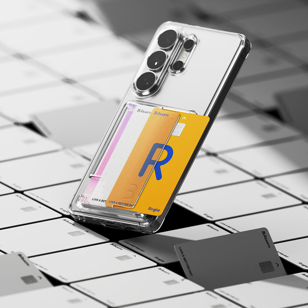 Funda para Samsung Galaxy S26 Ultra, Ringke, Fusion Card, Transparente
