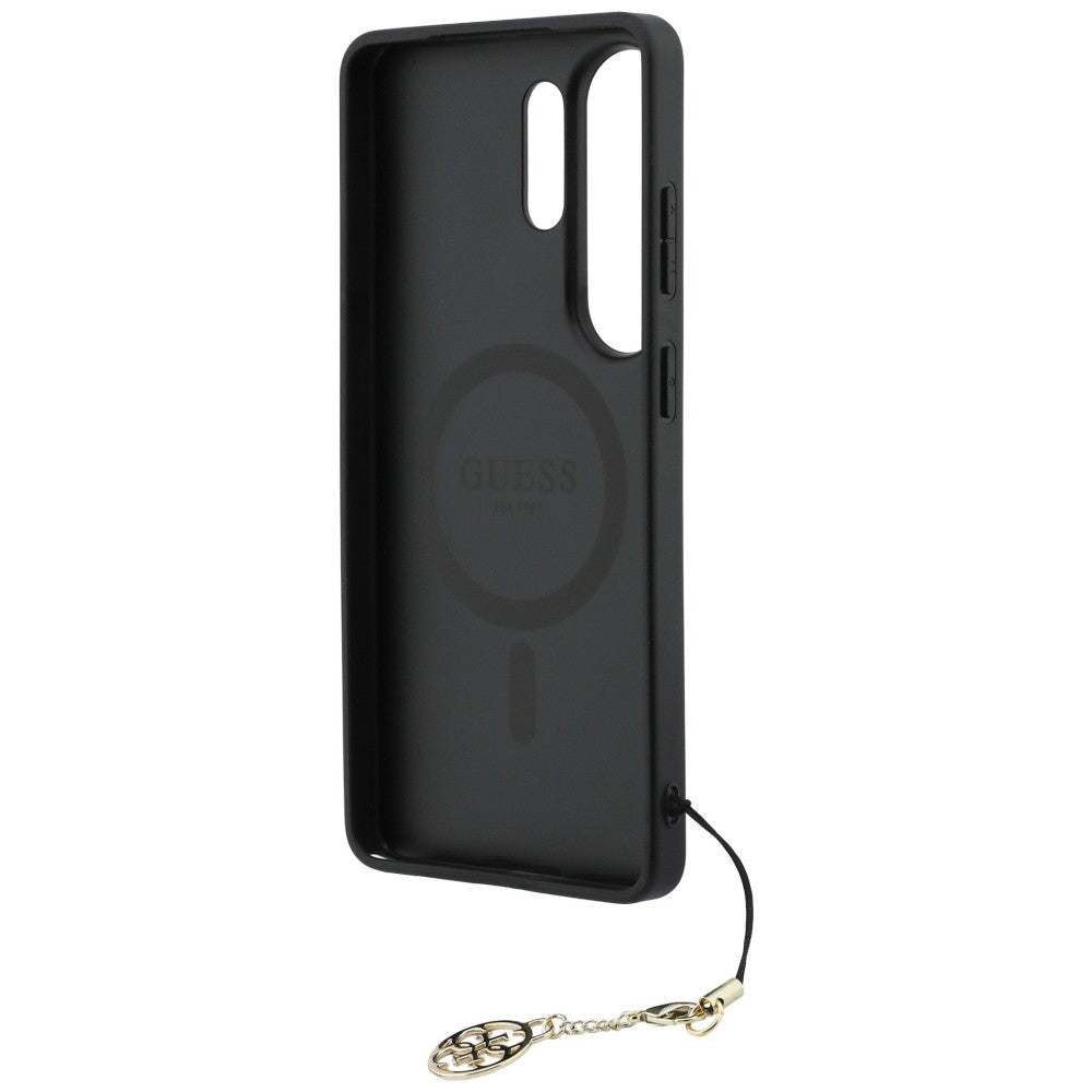 Funda para Samsung Galaxy S26 Ultra S948, Guess, 4G Classic Logo Charm, Negra