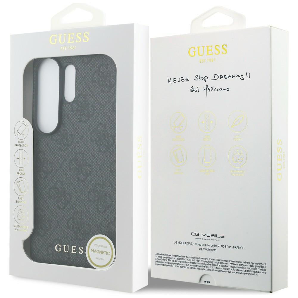 Funda para Samsung Galaxy S26 Ultra S948, Guess, 4G Classic Logo Charm, Negra