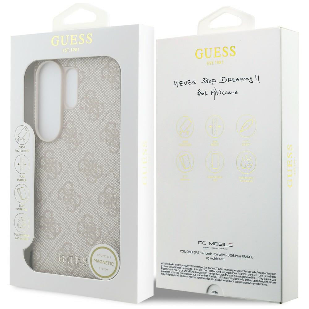 Funda para Samsung Galaxy S26 Ultra S948, Guess, 4G Classic Logo Charm, Rosa