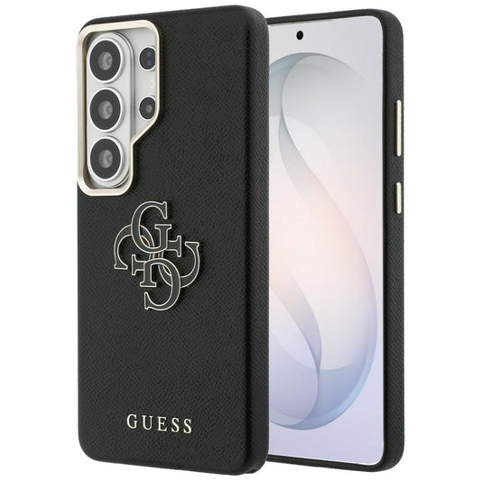 Funda para Samsung Galaxy S26 Ultra S948, Guess, 4G Grained Big and Classic Logo, Negra