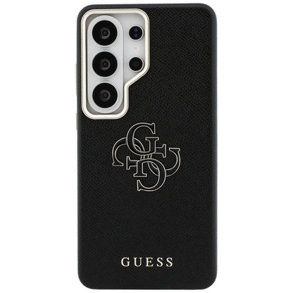 Funda para Samsung Galaxy S26 Ultra S948, Guess, 4G Grained Big and Classic Logo, Negra