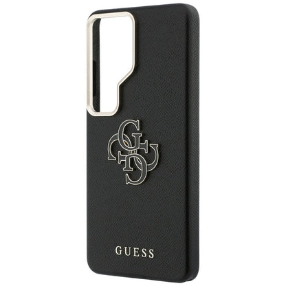 Funda para Samsung Galaxy S26 Ultra S948, Guess, 4G Grained Big and Classic Logo, Negra