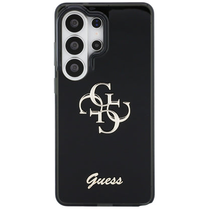 Funda para Samsung Galaxy S26 Ultra S948, Guess, IML Big Metal 4G Script, Negra