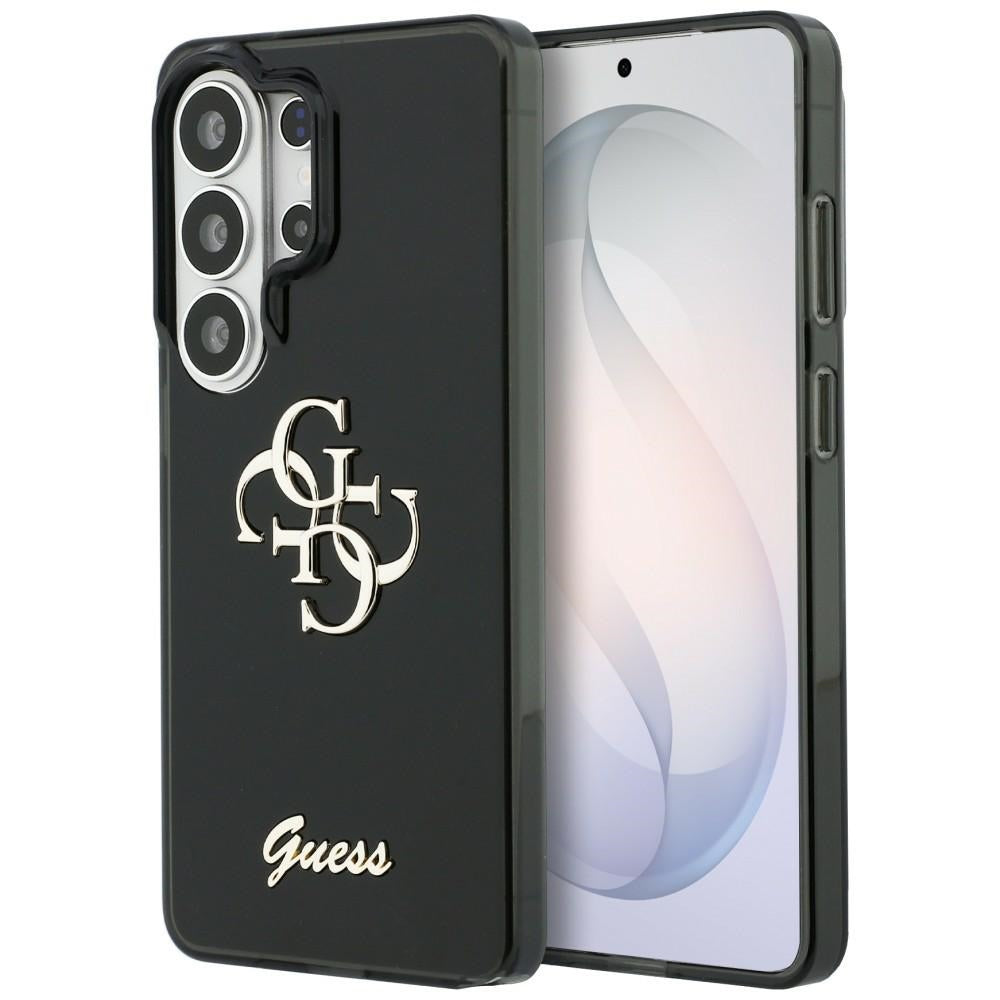 Funda para Samsung Galaxy S26 Ultra S948, Guess, IML Big Metal 4G Script, Negra