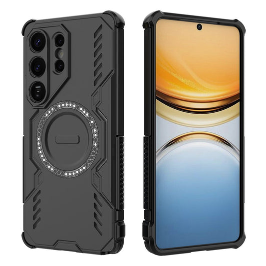 Funda MagSafe para Samsung Galaxy S26 Ultra, Techsuit, ArmorMag, Negra