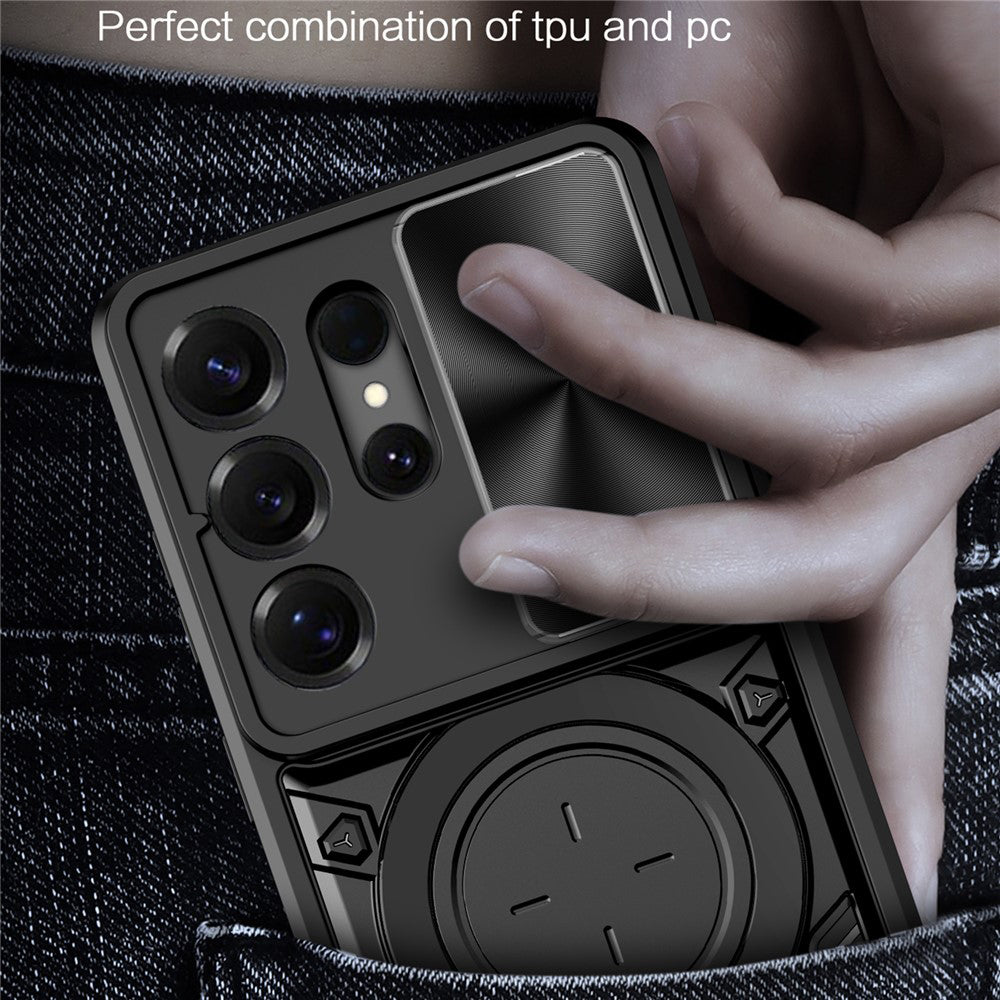 Funda para Samsung Galaxy S26 Ultra, Techsuit, CamGuard Pro, Azul