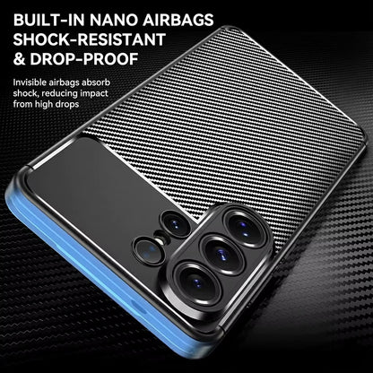Funda para Samsung Galaxy S26 Ultra, Techsuit, CarbonFiber, Negra