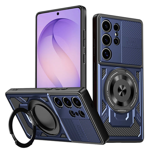 Funda para Samsung Galaxy S26 Ultra, Techsuit, RuggedCam, Azul