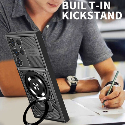 Funda para Samsung Galaxy S26 Ultra, Techsuit, RuggedCam, Azul