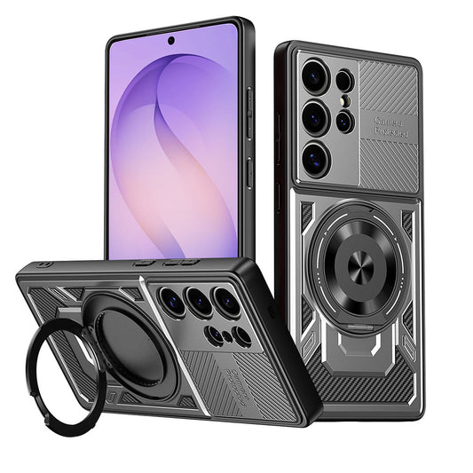 Funda para Samsung Galaxy S26 Ultra, Techsuit, RuggedCam, Gris