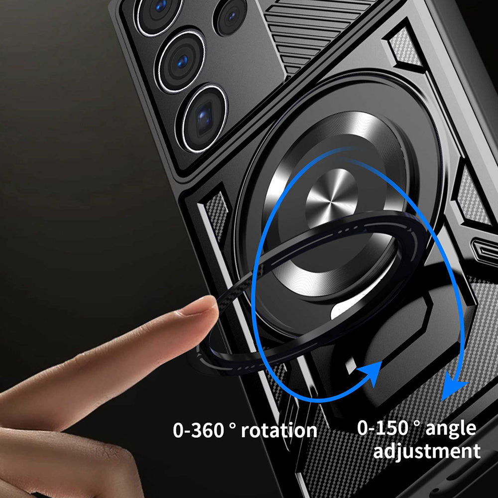 Funda para Samsung Galaxy S26 Ultra, Techsuit, RuggedCam, Gris