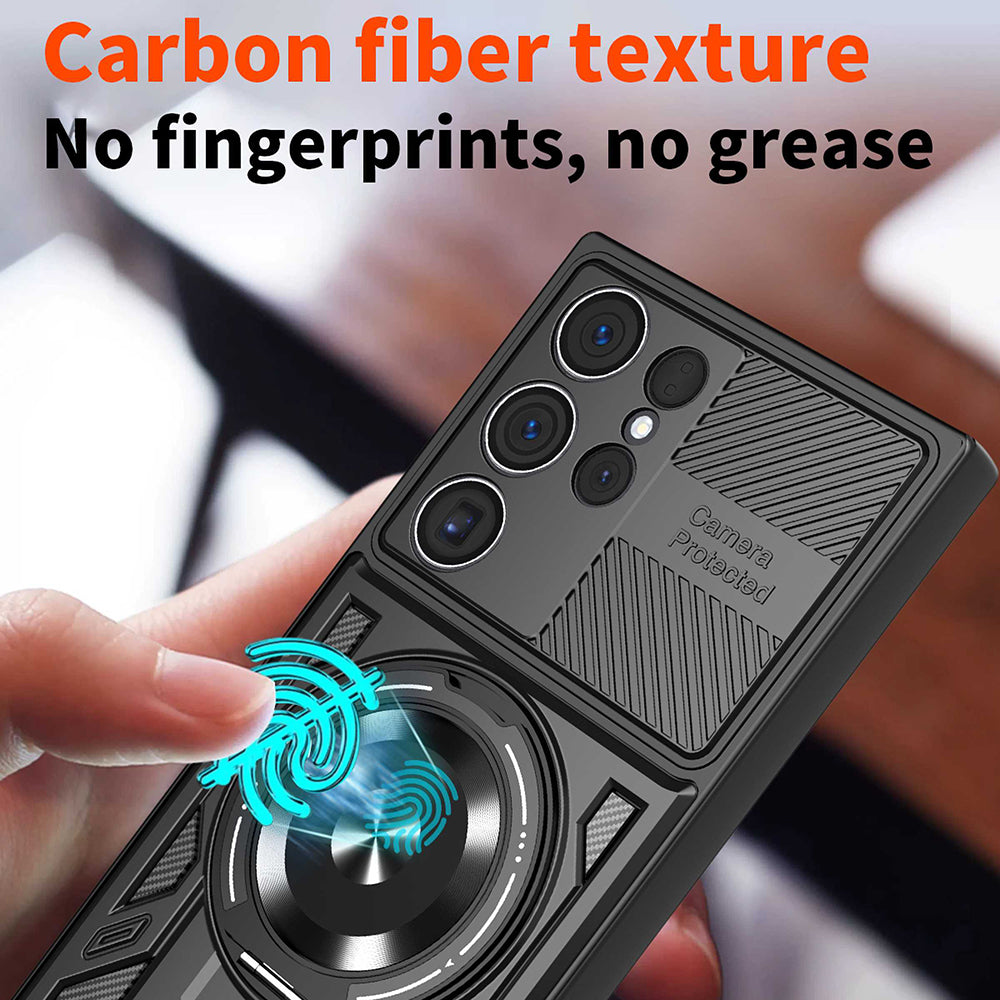 Funda para Samsung Galaxy S26 Ultra, Techsuit, RuggedCam, Gris