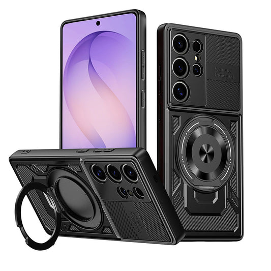 Funda para Samsung Galaxy S26 Ultra, Techsuit, RuggedCam, Negra