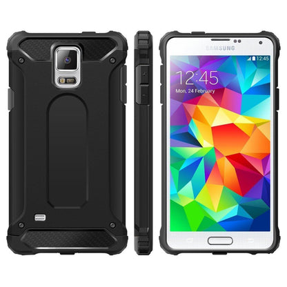 Case for Samsung Galaxy S5 G900, Techsuit, Hybrid Armor, Black