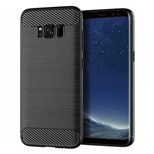 Funda para Samsung Galaxy S8 G950, Techsuit, Carbono, Negra