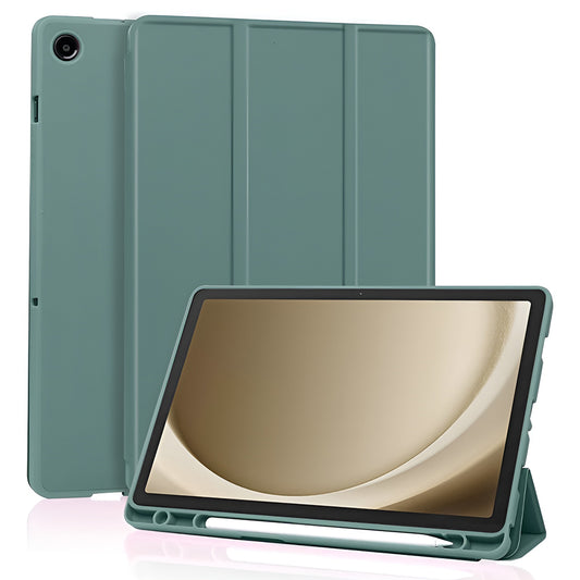 Funda para Samsung Galaxy Tab A11+ / Tab A9+, Techsuit, Flex Trifold, Verde