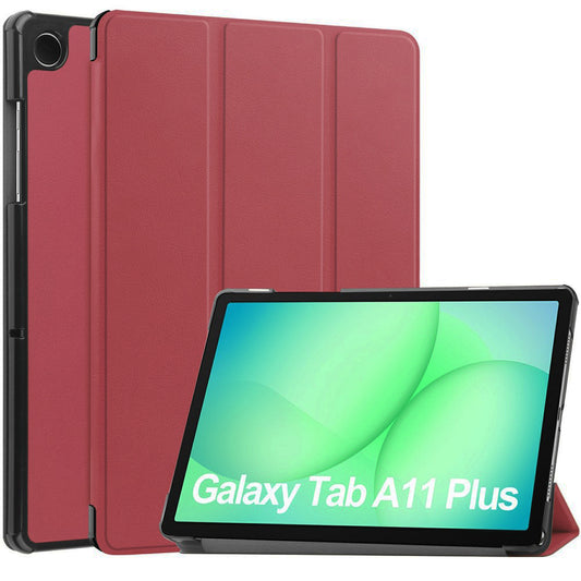 Funda para Samsung Galaxy Tab A11+ / Tab A9+, Techsuit, FoldPro, Roja