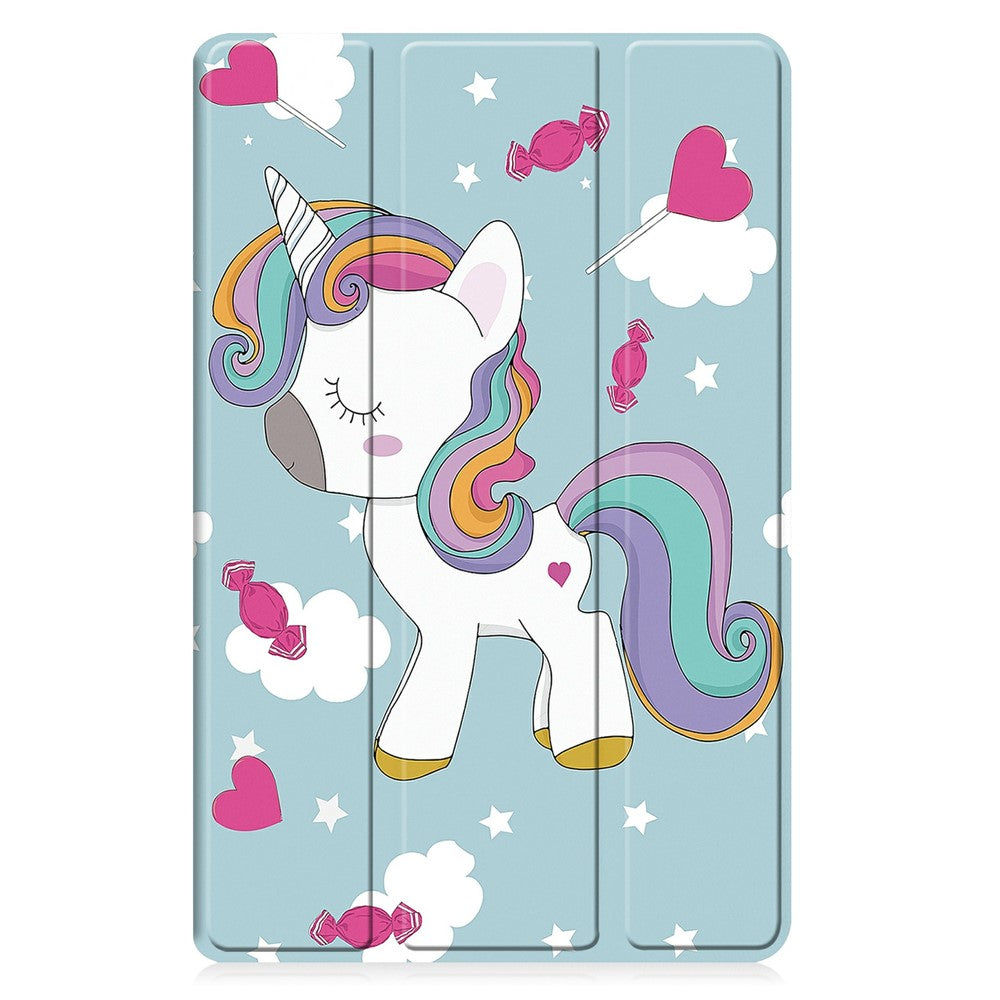 Funda para Samsung Galaxy Tab A11+ / Tab A9+, Techsuit, FoldPro Unicorn, Multicolor