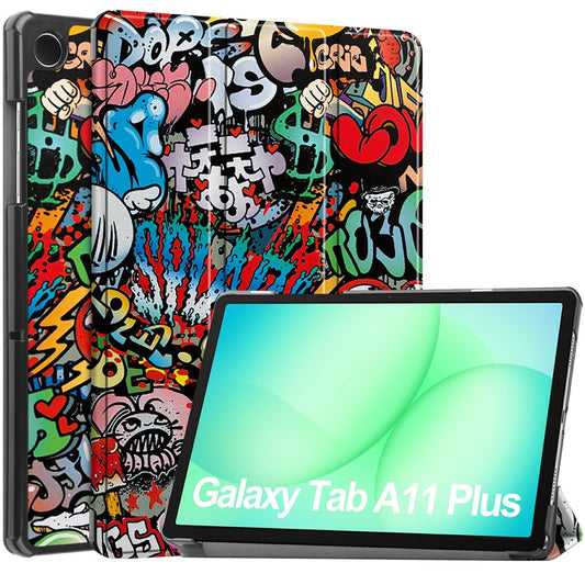 Funda para Samsung Galaxy Tab A11+ / Tab A9+, Techsuit, FoldPro Urban Vibe, Multicolor