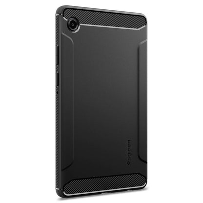 Funda para Samsung Galaxy Tab A11, Spigen, Rugged Armor, Negra Mate