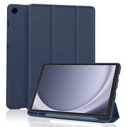 Funda para Samsung Galaxy Tab A11 / Tab A9, Techsuit, Flex Trifold, Azul