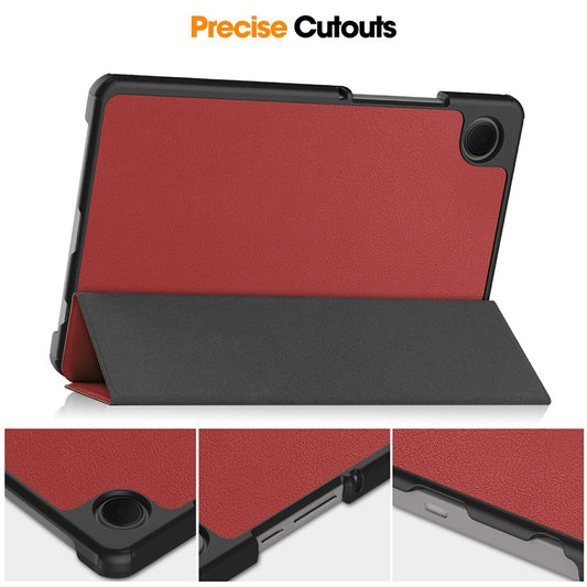 Funda para Samsung Galaxy Tab A11 / Tab A9, Techsuit, FoldPro Nuevo Modelo, Roja