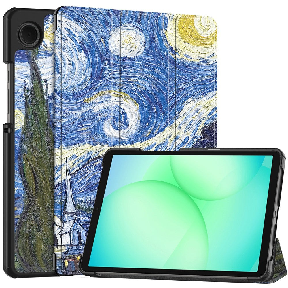 Funda para Samsung Galaxy Tab A11 / Tab A9, Techsuit, FoldPro Starry Night Nuevo Modelo, Multicolor